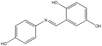 1-(2,5-Dihydroxybenzylideneamino)-4-hydroxybenzene