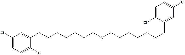 2,5-ジクロロフェニルヘプチルエーテル 化学構造式