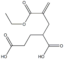1-Hexene-2,4,6-tricarboxylic acid 2-ethyl ester Structure