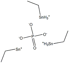 りん酸エチル=すず(II) 化学構造式