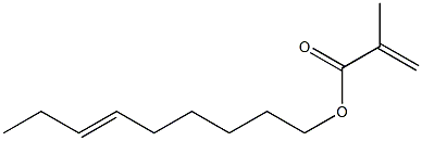 Methacrylic acid (6-nonenyl) ester 结构式