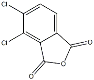 3,4-ジクロロフタル酸無水物 化学構造式