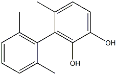 3-(2,6-Dimethylphenyl)-4-methylbenzene-1,2-diol Structure