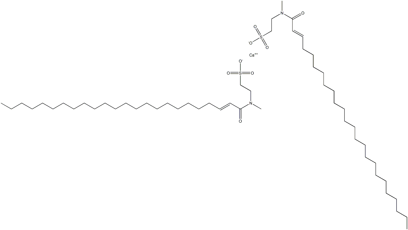 Bis[N-(1-oxo-2-tetracosen-1-yl)-N-methyltaurine]calcium salt