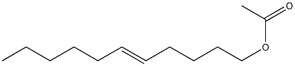 Acetic acid 5-undecenyl ester,,结构式