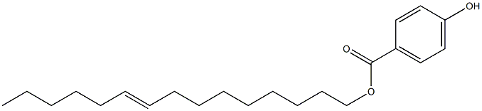 4-Hydroxybenzoic acid 9-pentadecenyl ester Structure