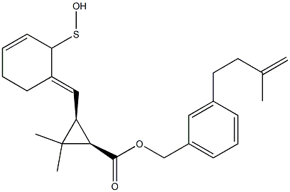 (1R,3S)-2,2-Dimethyl-3-[[(3E)-2,3,4,5-tetrahydro-2-oxothiophen]-3-ylidenemethyl]cyclopropane-1-carboxylic acid-3-(3-methyl-3-butenyl)benzyl ester