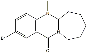 5a,6,7,8,9,10-Hexahydro-5-methyl-2-bromoazepino[2,1-b]quinazolin-12(5H)-one