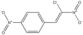 4-Nitro-1-(2-chloro-2-nitrovinyl)benzene,,结构式