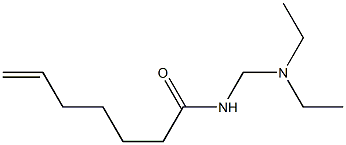  N-[(Diethylamino)methyl]-6-heptenamide