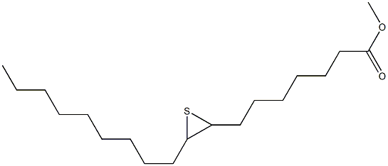 8,9-Epithiostearic acid methyl ester Structure