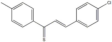 (E)-4-Chloro-4'-methylthiochalcone|