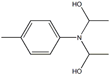 N,N-Di(1-hydroxyethyl)-p-toluidine Struktur