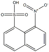 1-Nitro-8-naphthalenesulfonic acid Struktur