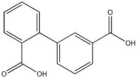 Biphenyl-2,3'-dicarboxylic acid 结构式