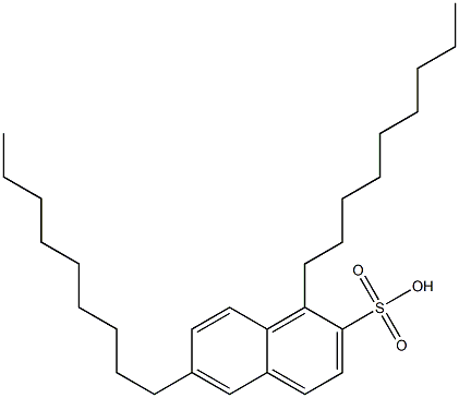 1,6-Dinonyl-2-naphthalenesulfonic acid 结构式