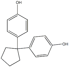 4,4'-(1,1-Cyclopentanediyl)bisphenol Structure