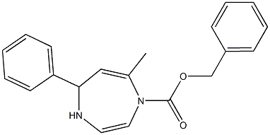 7-Methyl-5-phenyl-4,5-dihydro-1H-1,4-diazepine-1-carboxylic acid benzyl ester|