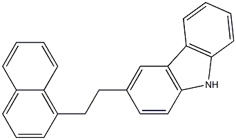 3-[2-(1-Naphthalenyl)ethyl]-9H-carbazole Structure