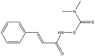 N-[(Dimethylamino)(thiocarbonyl)thio]-3-phenylpropenamide