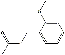 Acetic acid 2-methoxybenzyl ester Structure
