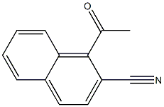 1-Acetyl-2-cyanonaphthalene Structure