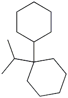 1-Isopropyl-1,1'-bicyclohexane,,结构式