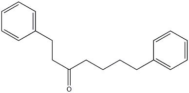 1,7-ビス(フェニル)ヘプタン-3-オン 化学構造式