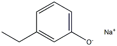 Sodium m-ethylphenolate Structure