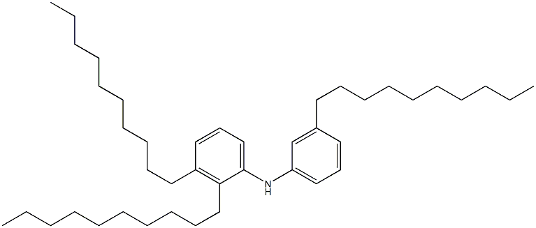 3,2',3'-Trisdecyl[iminobisbenzene] Structure