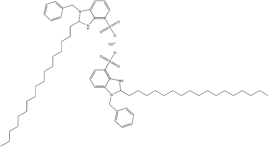 Bis(1-benzyl-2,3-dihydro-2-heptadecyl-1H-benzimidazole-4-sulfonic acid)calcium salt