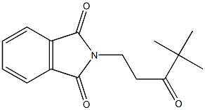 2-(3-Oxo-4,4-dimethylpentyl)-2H-isoindole-1,3-dione Structure