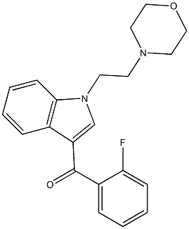3-(2-Fluorobenzoyl)-1-[2-morpholinoethyl]-1H-indole