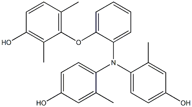  N,N-Bis(4-hydroxy-2-methylphenyl)-2-(3-hydroxy-2,6-dimethylphenoxy)benzenamine