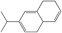 1,2,4a,5-Tetrahydro-7-isopropylnaphthalene Structure