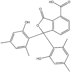 1,3-Dihydro-1,1-bis(6-hydroxy-2,4-dimethylphenyl)-3-oxoisobenzofuran-4-carboxylic acid