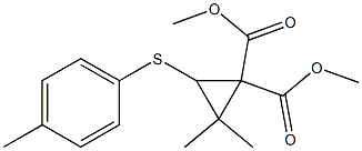 3-(4-Methylphenyl)thio-2,2-dimethylcyclopropane-1,1-dicarboxylic acid dimethyl ester|