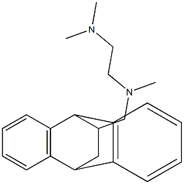 11-[[N-[2-(Dimethylamino)ethyl]-N-methylamino]methyl]-9,10-dihydro-9,10-ethanoanthracene Struktur
