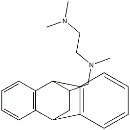 11-[[N-[2-(Dimethylamino)ethyl]-N-methylamino]methyl]-9,10-dihydro-9,10-ethanoanthracene Structure