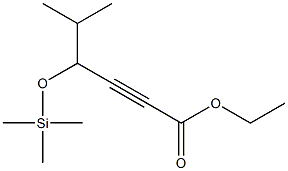  4-Trimethylsilyloxy-5-methyl-2-hexynoic acid ethyl ester