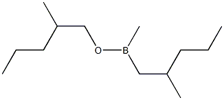 Methyl(2-methylpentyl)[(2-methylpentyl)oxy]borane 结构式