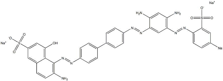 6-Amino-5-[[4'-[[2,4-diamino-5-[(4-sodiosulfophenyl)azo]phenyl]azo]-1,1'-biphenyl-4-yl]azo]-4-hydroxynaphthalene-2-sulfonic acid sodium salt