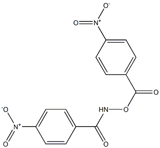 N-(4-Nitrobenzoyloxy)-4-nitrobenzamide,,结构式