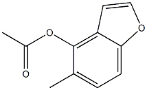 4-Acetoxy-5-methylbenzofuran Structure