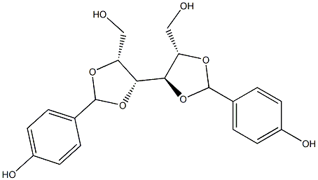  2-O,3-O:4-O,5-O-Bis(4-hydroxybenzylidene)-D-glucitol