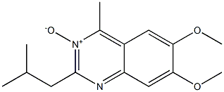 2-(2-Methylpropyl)-4-methyl-6,7-dimethoxyquinazoline 3-oxide