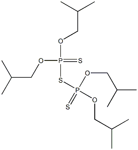 Bis(diisobutoxyphosphinothioyl) sulfide 结构式