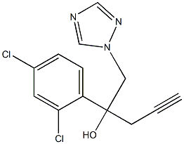 1-(2,4-Dichlorophenyl)-1-(2-propynyl)-2-(1H-1,2,4-triazol-1-yl)ethanol Structure