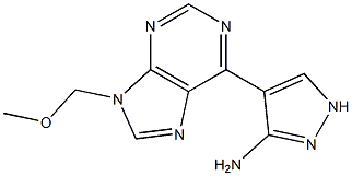  9-(Methoxymethyl)-6-(3-amino-1H-pyrazol-4-yl)-9H-purine