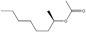 (R)-2-オクタノールアセタート 化学構造式